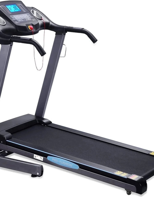Load image into Gallery viewer, Treadmill 2.5HP Eléctrica Con 12 Niveles Auto Incline Plegable Treadmill Con Monitor LCD 220Lbs 8.5 Mph Rango De Velocidad Para Gimnasio En Casa Ejercicio Fitness
