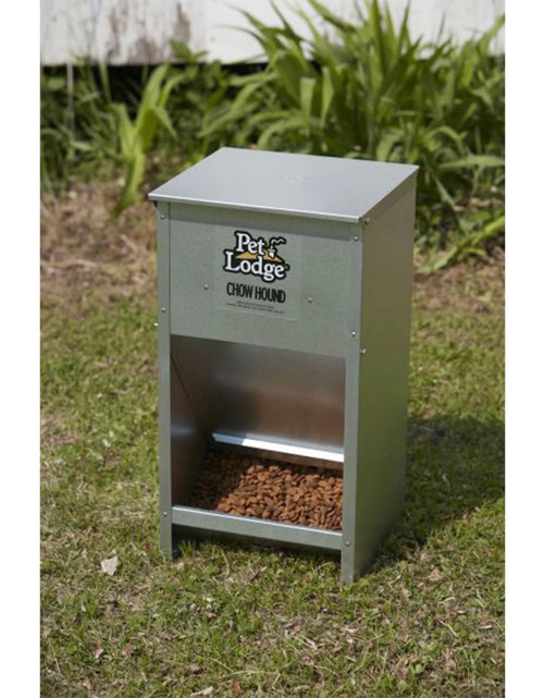 Load image into Gallery viewer, Alimento Seco Automático De Acero Para Perro Chow Hound Capacidad De 25 Libras
