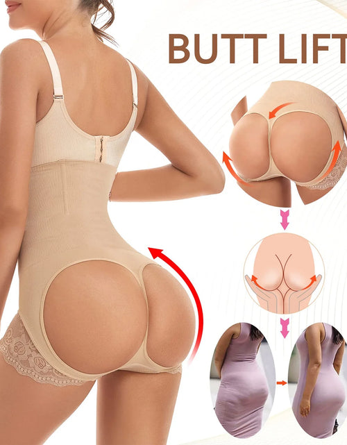 Load image into Gallery viewer, Faja Levantadora De Glúteos Para Mujer, Bragas Levantadoras De Abdomen, Faja Levantadora De Glúteos, Moldeador De Cintura Con Levantamiento De Glúteos Más Grande
