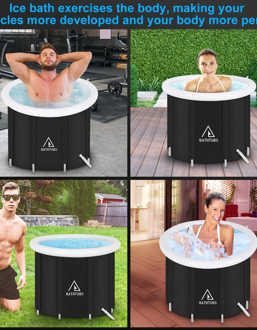 Load image into Gallery viewer, , PVC Negro Diámetro De 32", Bañera Inflable
