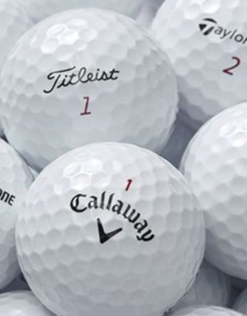 Load image into Gallery viewer, Mixed Golf Ball Brands, Mint/ 5A/ AAAAA Quality, 48 Pack, White

