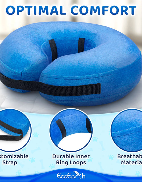 Load image into Gallery viewer, Inflatable Dog Cone (Medium), after Surgery Anti-Bite Lick Wound Soft &amp; Comfortable Protective Collar for Cats &amp; Dogs by
