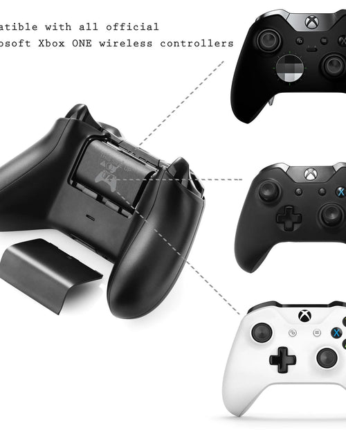 Load image into Gallery viewer, Paquete De 2 Baterías Recargables Compatibles Con Xbox Series X, Series S Y Xbox One - Incluye 2 Baterías De 2800Mah Y Estación De Carga - Indicador LED Inteligente
