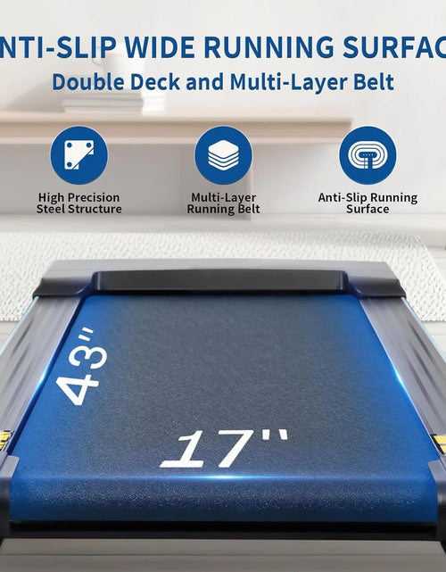 Load image into Gallery viewer, Treadmill 2.5HP Eléctrica Con 12 Niveles Auto Incline Plegable Treadmill Con Monitor LCD 220Lbs 8.5 Mph Rango De Velocidad Para Gimnasio En Casa Ejercicio Fitness
