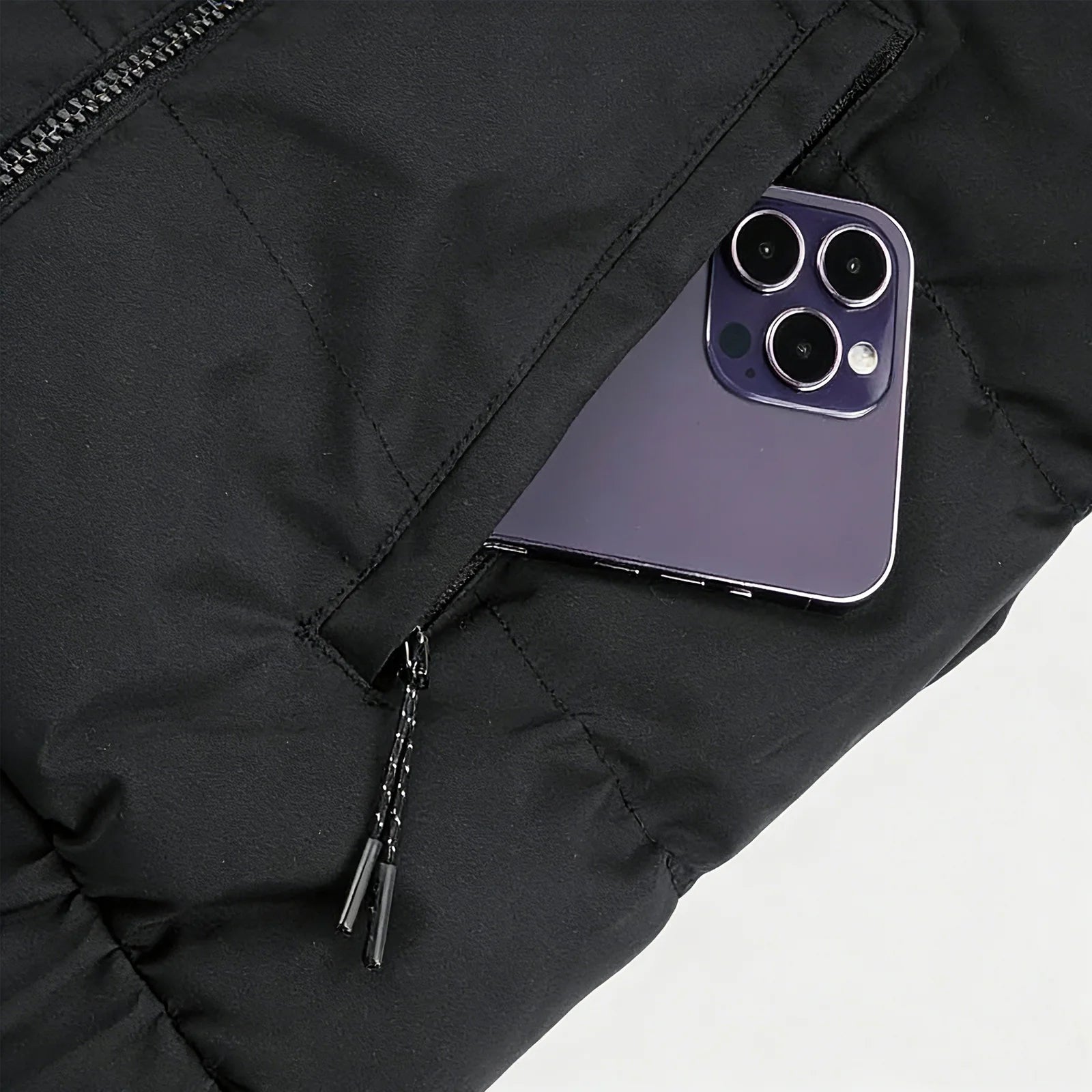 Heated Vest Para Hombre Y Mujeres Con Paquete De Batería De 10000Mah, Capucha Calefactable Desmontable Ropa Calefactable, Chaqueta Eléctricamente Calefactada Con 3 Niveles De Temperatura, Talla XL