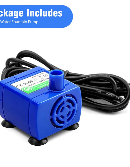 Load image into Gallery viewer, Cat Water Fountain Pump,  Pet Water Fountain Pump Compatible Motor for Pet Drinking Fountain Cat Water Dispenser Replacement
