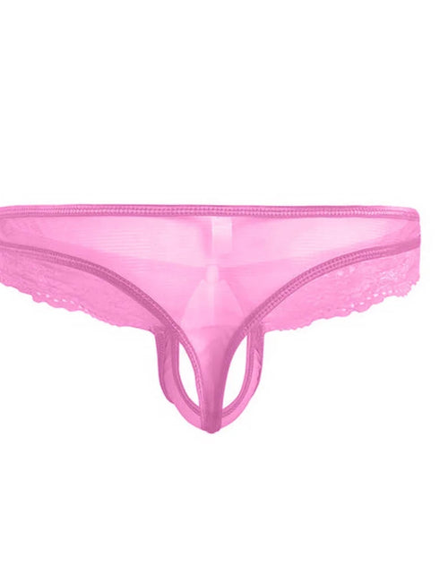 Load image into Gallery viewer, Lingerie for Men Hot Floral Lace Mesh Semi See-Through Briefs Bikini Underwear Underwear

