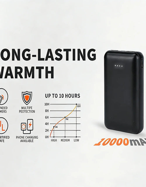 Load image into Gallery viewer, Heated Vest Para Hombre Y Mujeres Con Paquete De Batería De 10000Mah, Capucha Calefactable Desmontable Ropa Calefactable, Chaqueta Eléctricamente Calefactada Con 3 Niveles De Temperatura, Talla XL
