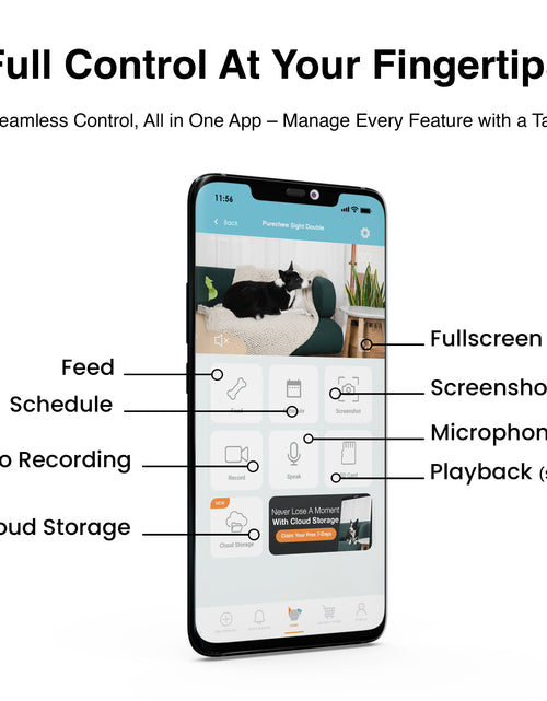 Load image into Gallery viewer, Comedero Automático Doble Para Mascotas Purechew Con Cámara HD Y Doble Tazón Para Gatos Y Perros
