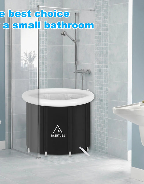 Load image into Gallery viewer, , PVC Negro Diámetro De 32", Bañera Inflable
