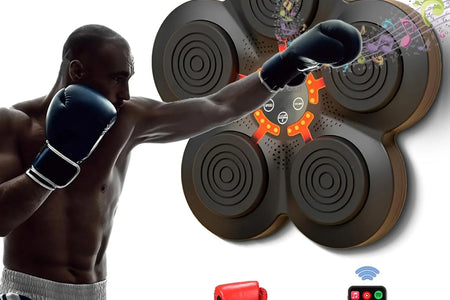 Máquina De Boxeo De Música Equipo De Entrenamiento De Boxeo Electrónico Para Entrenamiento De Velocidad Y Agilidad, Entrenador De Máquina De Boxeo Inteligente Con Guantes De Boxeo Para Entrenamientos Variados