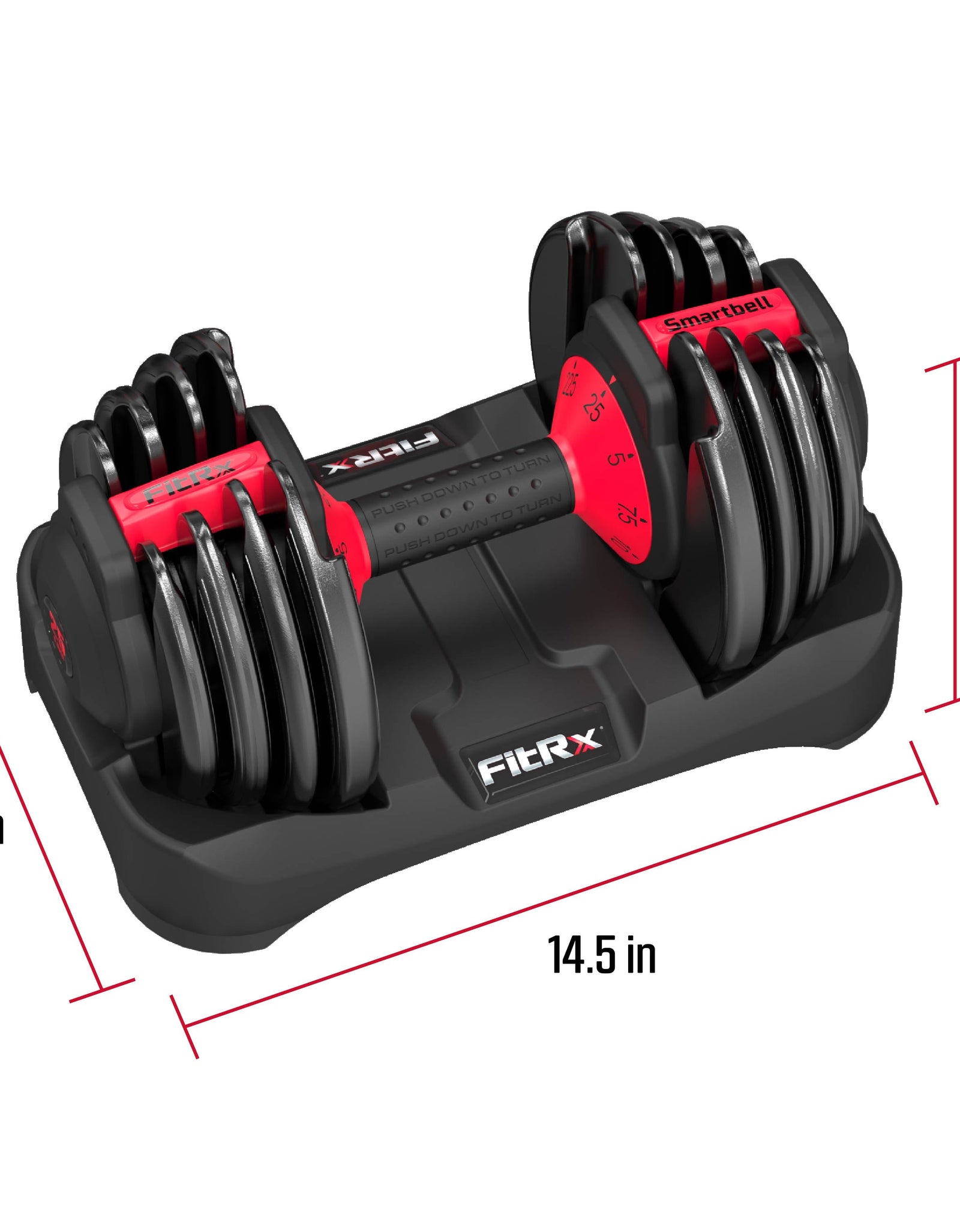 Adjustable Dumbbells 2-Pack, 25Lb Smartbell Dumbbell Set with 9-In-1 Quick-Select Weights, 2.5Lb Increments for Home Gym