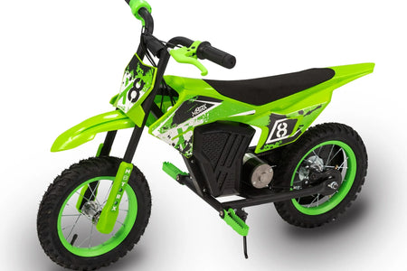 M8TRX Moto De Cross Eléctrica Para Niños Mini Verde De 12V, Motocicleta De Juguete a Batería, Para Niños De 5 Años En Adelante