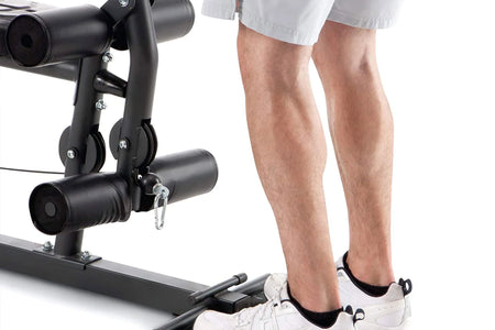 Estación De Entrenamiento Para Gimnasio En Casa Con Pesas, Sistema De Entrenamiento De Cuerpo Completo, Blanco