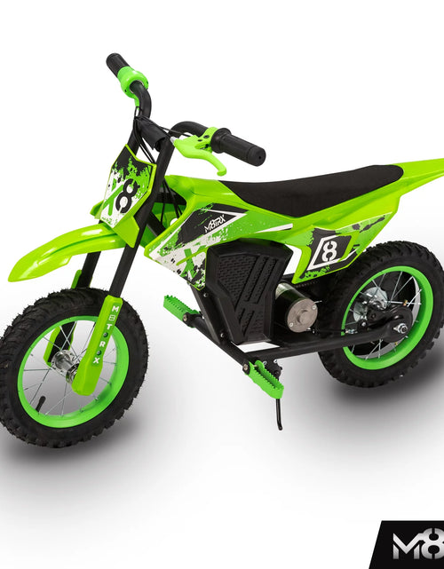 Load image into Gallery viewer, M8TRX Moto De Cross Eléctrica Para Niños Mini Verde De 12V, Motocicleta De Juguete a Batería, Para Niños De 5 Años En Adelante
