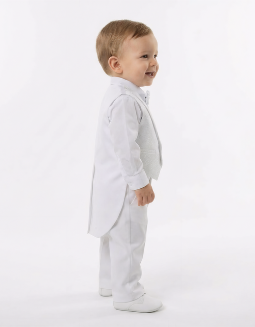 Load image into Gallery viewer, Archie's Penguin Tail Vest Set
