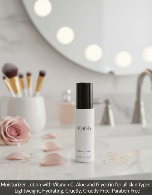 Load image into Gallery viewer, Daily Moisturizer Lotion with Vitamin C, Aloe &amp; Glycerin – Hydrating Face Cream for All Skin Types – VLT
