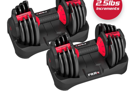 Adjustable Dumbbells 2-Pack, 25Lb Smartbell Dumbbell Set with 9-In-1 Quick-Select Weights, 2.5Lb Increments for Home Gym
