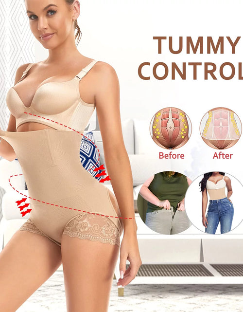 Load image into Gallery viewer, Faja Levantadora De Glúteos Para Mujer, Bragas Levantadoras De Abdomen, Faja Levantadora De Glúteos, Moldeador De Cintura Con Levantamiento De Glúteos Más Grande
