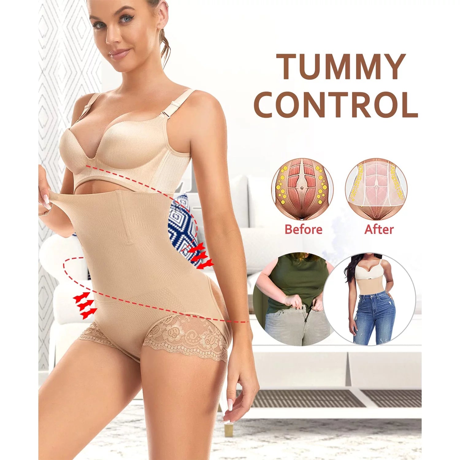 Faja Levantadora De Glúteos Para Mujer, Bragas Levantadoras De Abdomen, Faja Levantadora De Glúteos, Moldeador De Cintura Con Levantamiento De Glúteos Más Grande