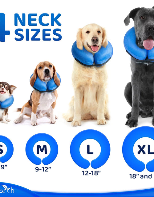 Load image into Gallery viewer, Inflatable Dog Cone (Medium), after Surgery Anti-Bite Lick Wound Soft &amp; Comfortable Protective Collar for Cats &amp; Dogs by

