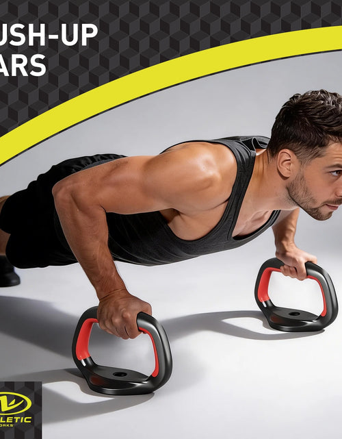 Load image into Gallery viewer, Juego De Mancuernas Ajustables 5 En 1 De 40 Lb, Ejercicios De Fitness Para Gimnasio En Casa, Negro, Orificios De 1 Pulgada Compatibles Con Barra De Tamaño Estándar
