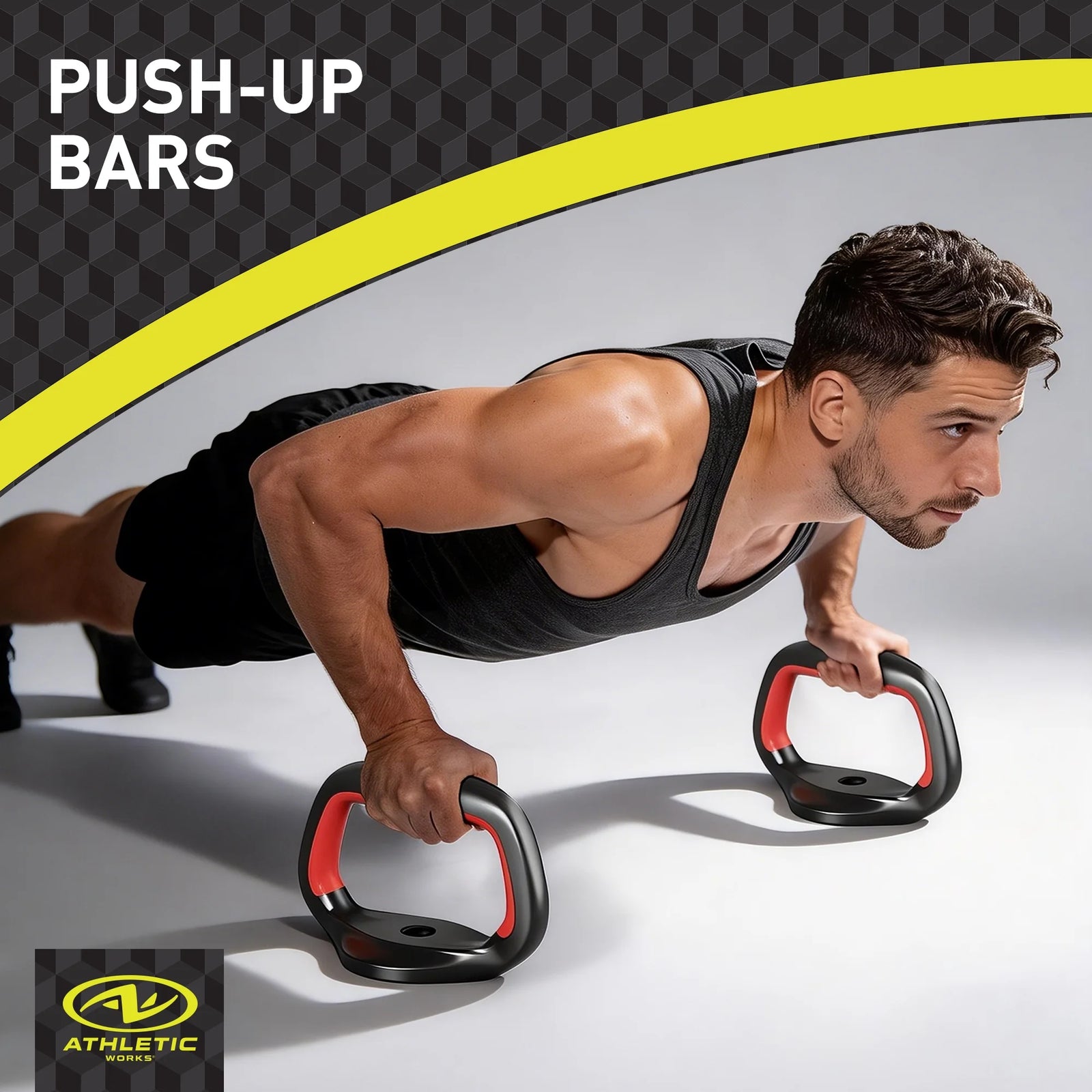 Juego De Mancuernas Ajustables 5 En 1 De 40 Lb, Ejercicios De Fitness Para Gimnasio En Casa, Negro, Orificios De 1 Pulgada Compatibles Con Barra De Tamaño Estándar