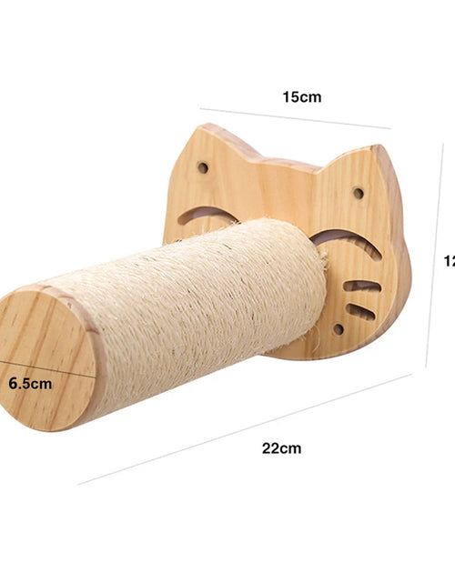 Load image into Gallery viewer, Cat Wall Climbing Shelf Steps Ladder Scratching Post Scratcher Bed Hiding House for Cats Tree Tower Pet Furniture Accessories
