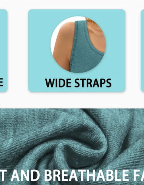 Load image into Gallery viewer, Blusas Sin Mangas De Verano Para Mujer Con Cuello En U, Casuales Y Fluidas
