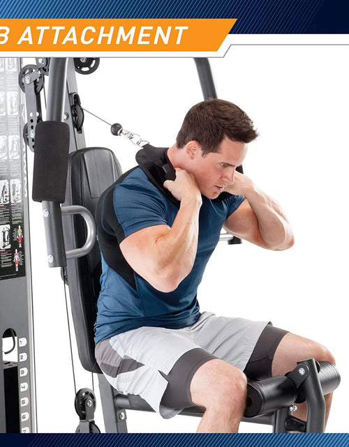 Load image into Gallery viewer, Estación De Entrenamiento Para Gimnasio En Casa Con Pesas, Sistema De Entrenamiento De Cuerpo Completo, Blanco
