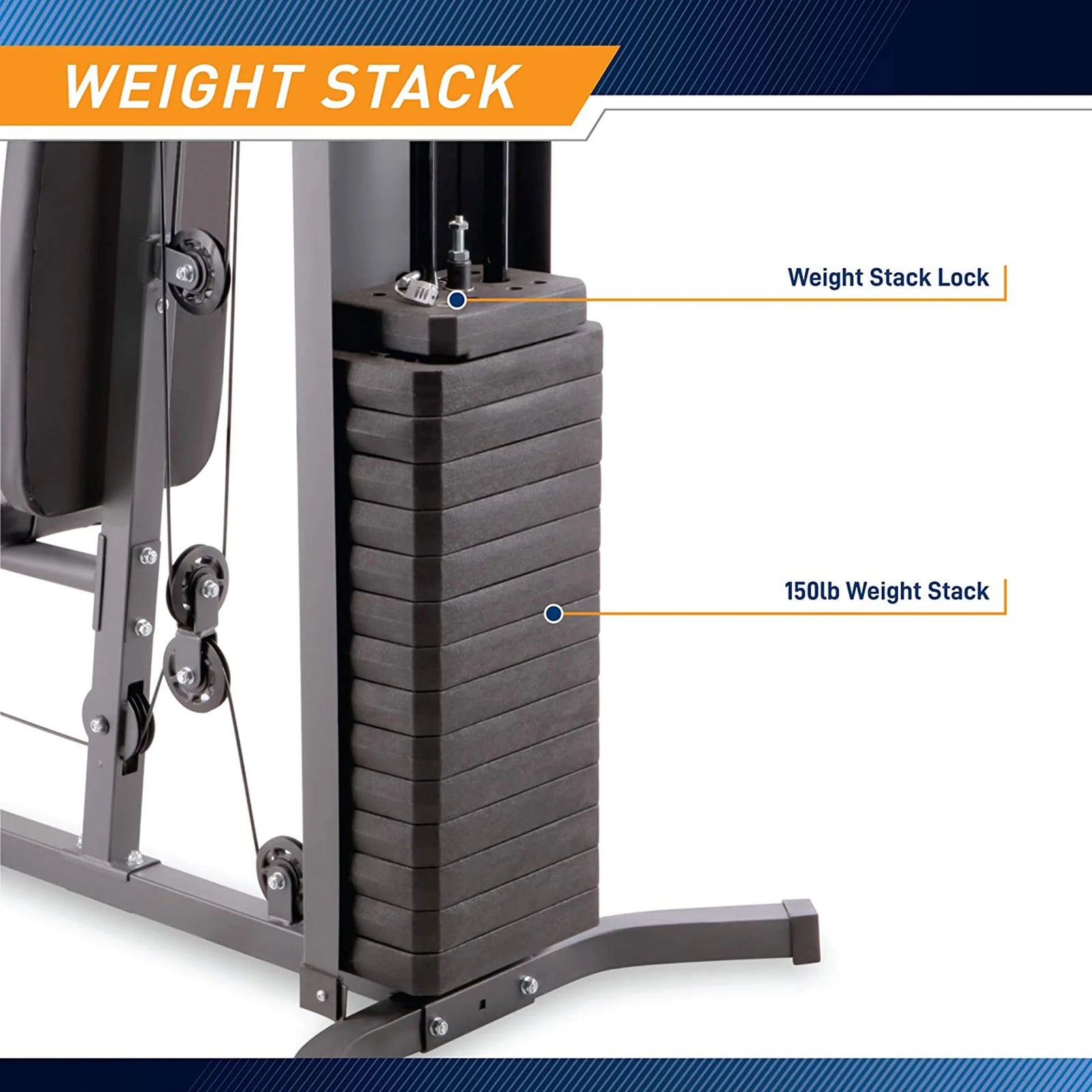 Estación De Entrenamiento Para Gimnasio En Casa Con Pesas, Sistema De Entrenamiento De Cuerpo Completo, Blanco