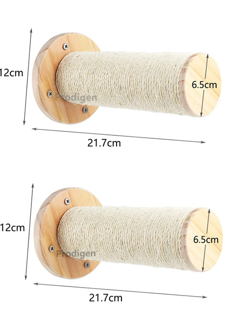 Load image into Gallery viewer, Cat Wall Climbing Shelf Steps Ladder Scratching Post Scratcher Bed Hiding House for Cats Tree Tower Pet Furniture Accessories
