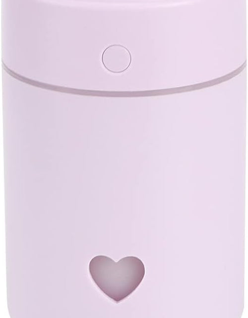 Load image into Gallery viewer, Humidifier, Air Humidifier Large Water Tank Energy Saving Two Spray Mode, Mini Lightweight Portable Cool Mist Humidifiers for Bedroom Dorm Rooms Living Rooms Office Daily Use 220Ml (Purple)
