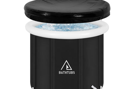 , PVC Negro Diámetro De 32", Bañera Inflable