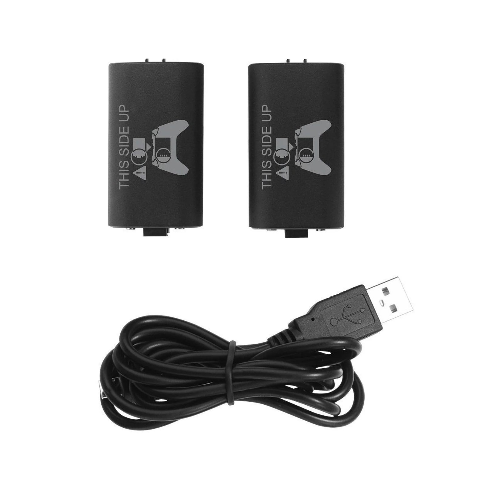 Paquete De 2 Baterías Recargables Compatibles Con Xbox Series X, Series S Y Xbox One - Incluye 2 Baterías De 2800Mah Y Estación De Carga - Indicador LED Inteligente