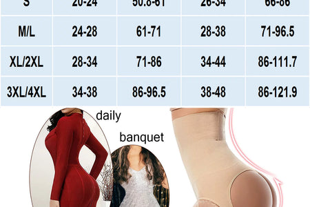 Faja Levantadora De Glúteos Para Mujer, Bragas Levantadoras De Abdomen, Faja Levantadora De Glúteos, Moldeador De Cintura Con Levantamiento De Glúteos Más Grande