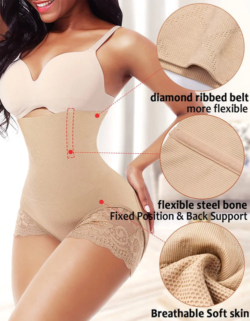 Load image into Gallery viewer, Faja Levantadora De Glúteos Para Mujer, Bragas Levantadoras De Abdomen, Faja Levantadora De Glúteos, Moldeador De Cintura Con Levantamiento De Glúteos Más Grande
