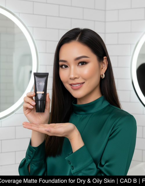 Load image into Gallery viewer, Full Coverage Matte Foundation for Dry &amp; Oily Skin | CAD B | FH112
