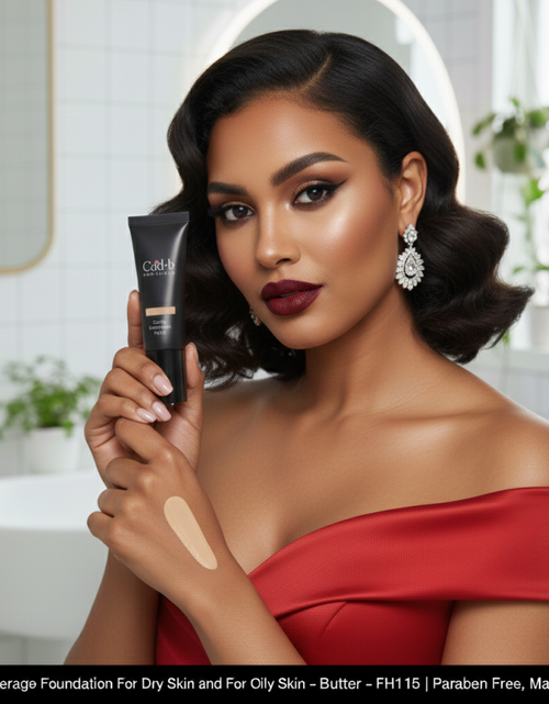 Load image into Gallery viewer, Full Coverage Foundation For Dry Skin and For Oily Skin – Butter – FH113 | Paraben Free, Matte Finish
