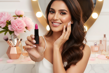 Lipstick – Pink Pizzazz – P026 | Beeswax Hydrating Formula | Paraben-Free & Cruelty-Free