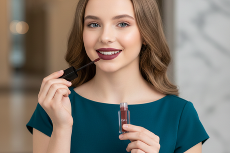 Liquid Cream Lipstick with Vitamin E – Full Coverage & Velvet Finish | CAD B | LCL02