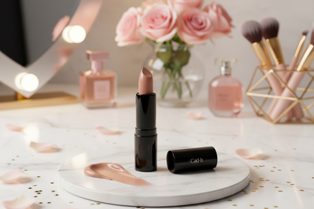 Luxury Cream Lipstick – Naughty Nude – KB2 | Hydrating, Long-Wear, Vegan & Paraben-Free Lip Color