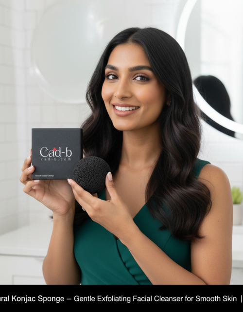 Load image into Gallery viewer, Natural Konjac Sponge – Gentle Exfoliating Facial Cleanser for Smooth Skin
